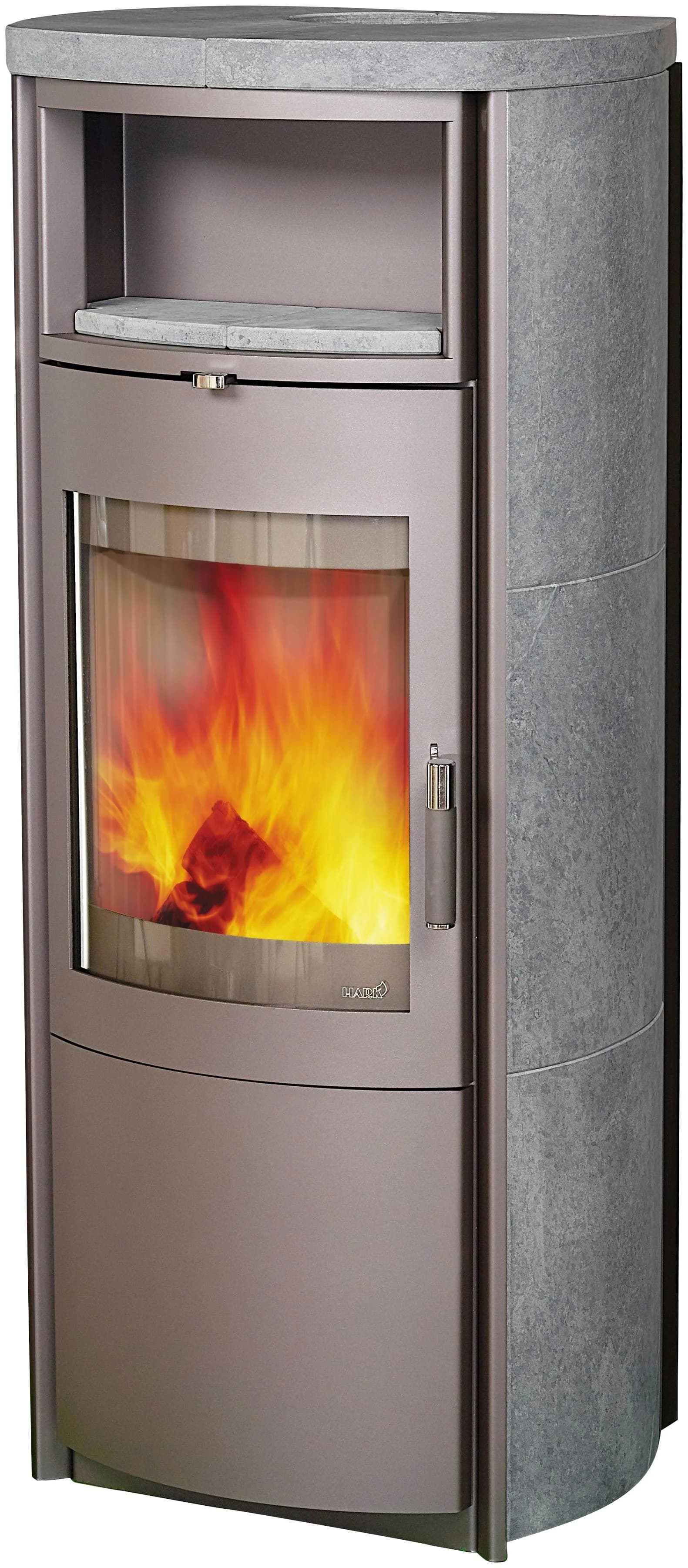 Kaminofen HARK Nika EcoPlus, Naturstein, grau, 5 kW