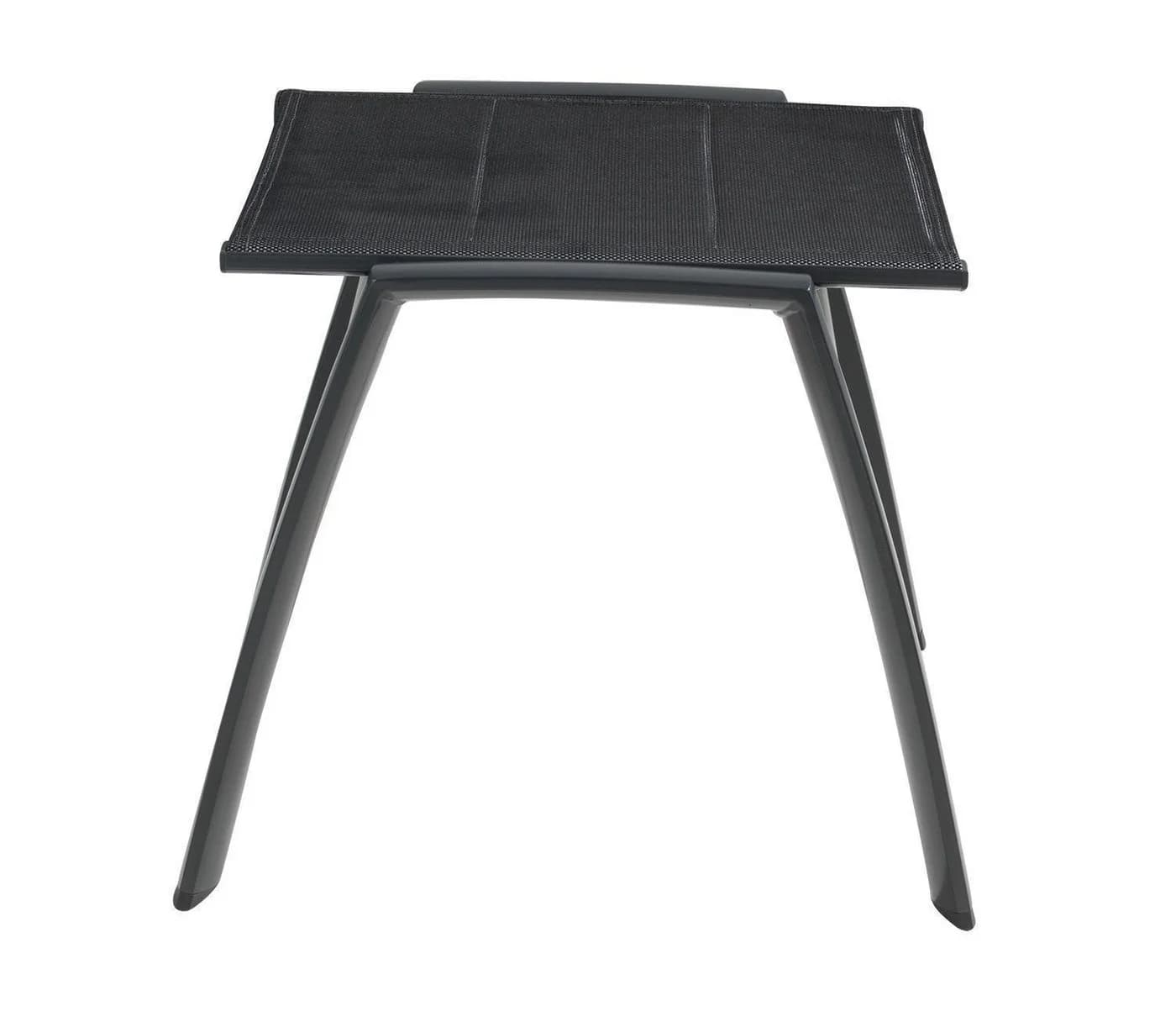 Outdoor Gartenlounge-Hocker LIVORNO Anthrazit Aluminium gepolstert - Bild 3