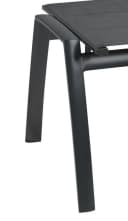 Outdoor Gartenlounge-Hocker LIVORNO Anthrazit Aluminium gepolstert Bild 5