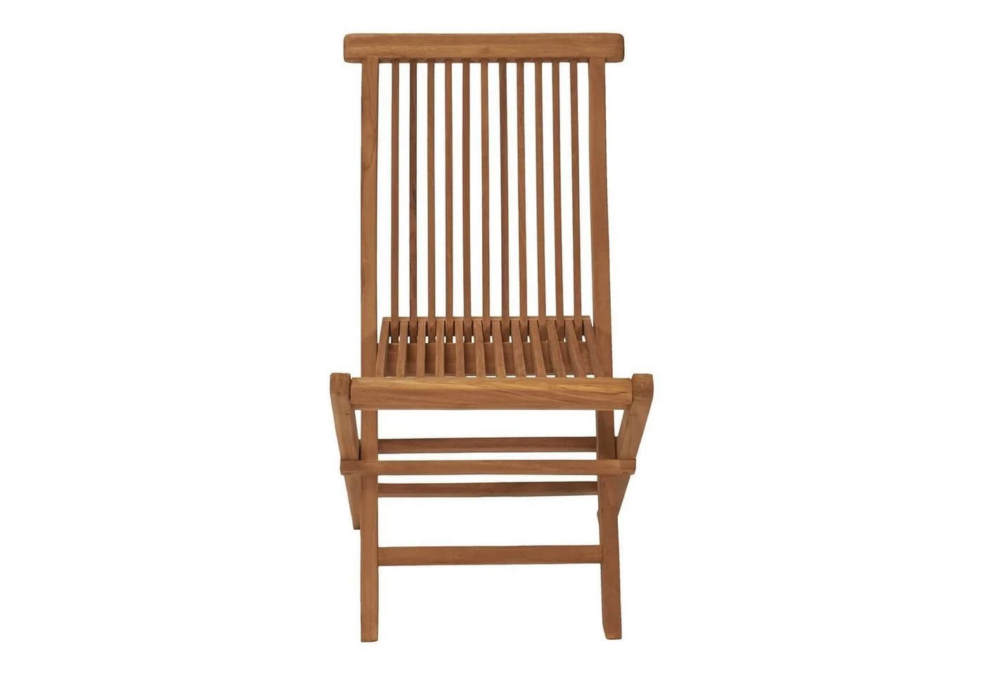 Outdoor Klappstuhl RIVA Braun Teakholz Massiv Klappbar - Bild 5