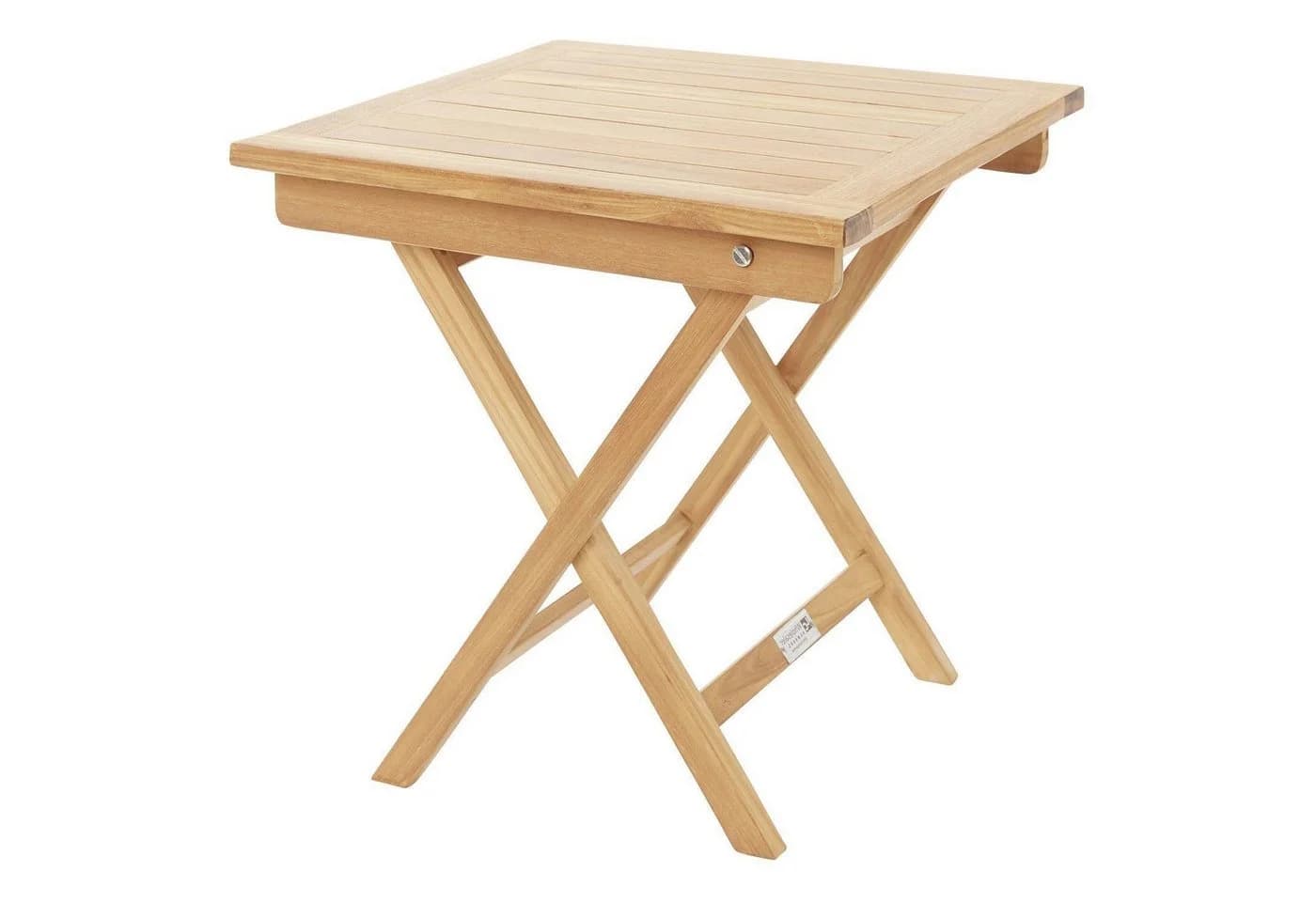 Outdoor Beistelltisch RIVA Braun Teakholz Klappbar - Bild 2