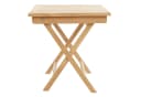 Outdoor Beistelltisch RIVA Braun Teakholz Klappbar Bild 5
