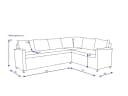 OUTDOOR Lounge TAMPA 3-tlg. Braun/Grau Bild 3