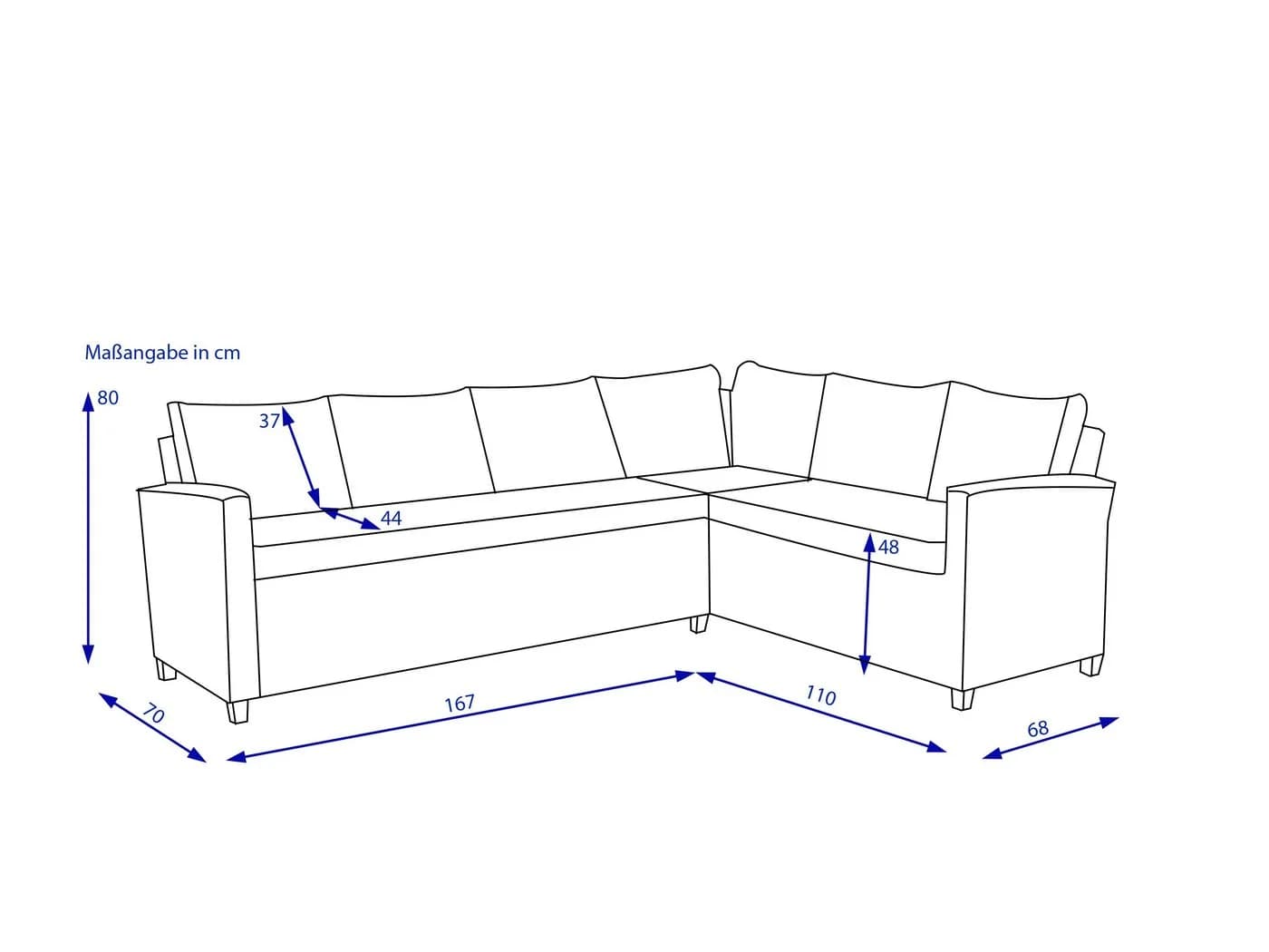 OUTDOOR Lounge TAMPA 3-tlg. Braun/Grau - Bild 3