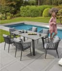 Outdoor Gartentisch SUNREST Anthrazit Keramik Aluminium Bild 1