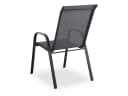 Outdoor Gartenstuhl NILS BHT 54x93x74 cm grau Stapelstuhl Klappstuhl Bild 1