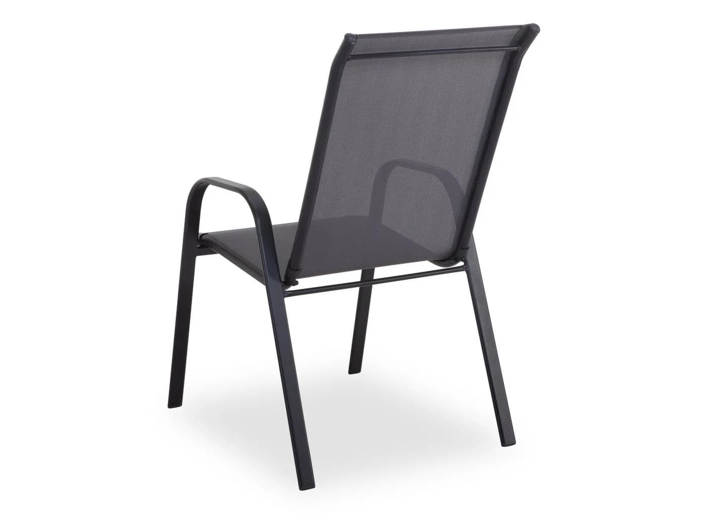 Outdoor Gartenstuhl NILS BHT 54x93x74 cm grau Stapelstuhl Klappstuhl