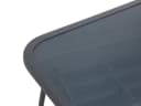 Outdoor Beistelltisch NOAH Grau Glas Stahl Bild 1