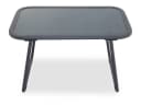 Outdoor Beistelltisch NOAH Grau Glas Stahl Bild 3