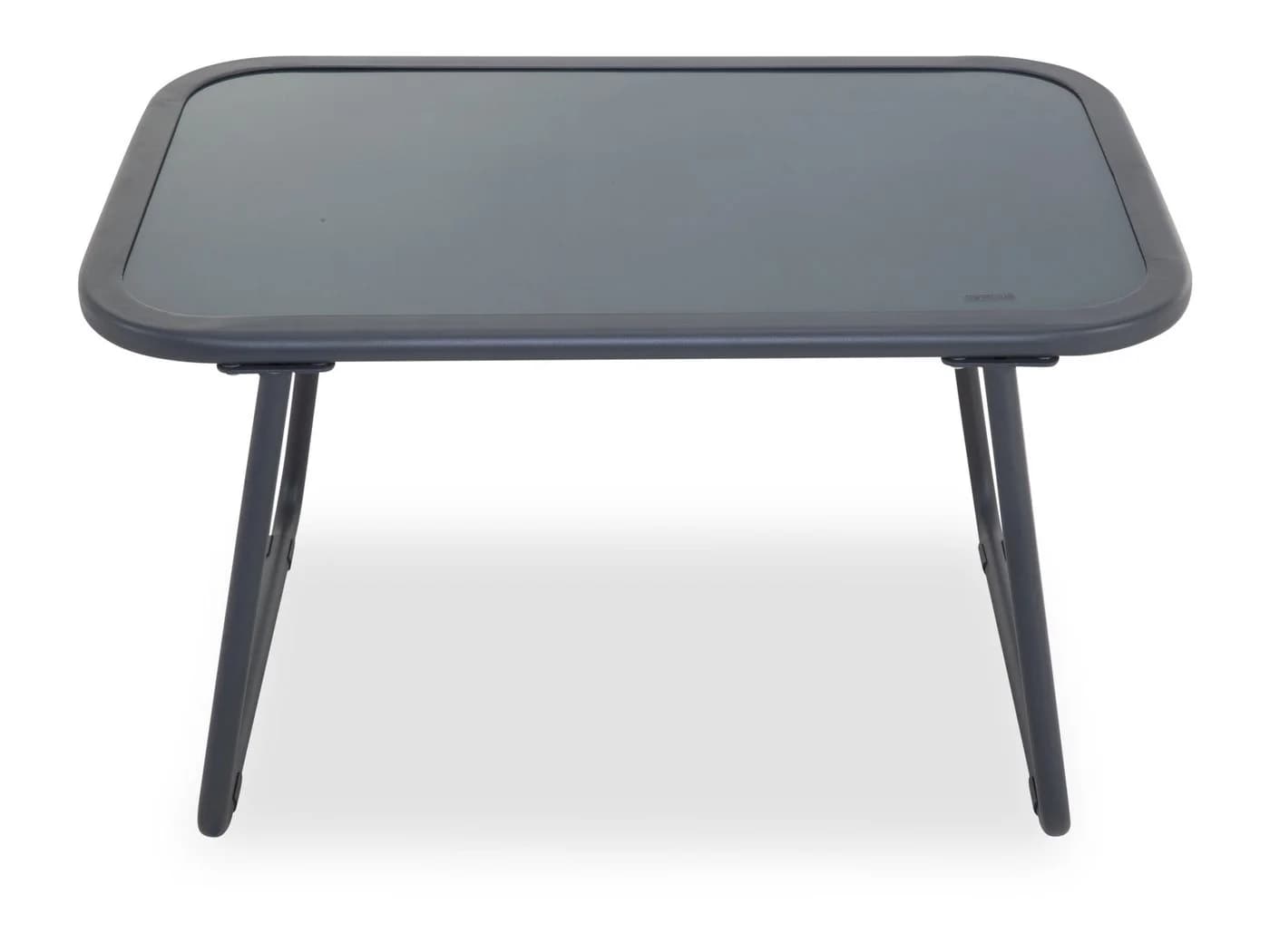 Outdoor Beistelltisch NOAH Grau Glas Stahl - Bild 3