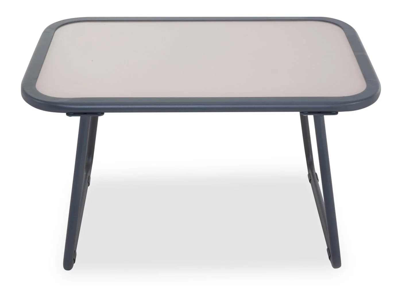 Outdoor Beistelltisch NOAH Grau/Beige Glas Stahl - Bild 3