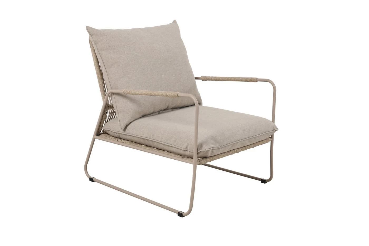 casa NOVA Gartenlounge-Set GUALDO Beige mit Zementtisch