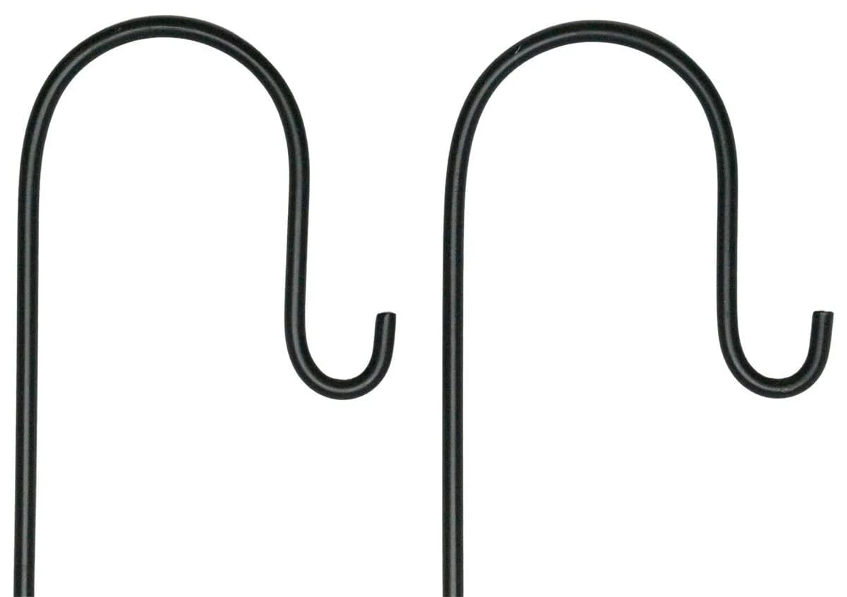 Eurotrade Gartenstecker 2er Set Laternenstab Schwarz Metall - Bild 2