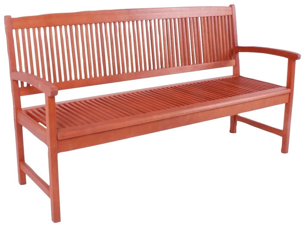 Garden Pleasure Gartenbank Stockholm 3-Sitzer Braun Eukalyptus - Bild 2