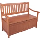 Garden Pleasure Gartenbank Houston Braun Eukalyptus 2-Sitzer Bild 1