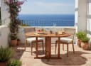Garden Pleasure Gartentisch Baltimore Klapptisch Eukalyptus Braun Bild 2