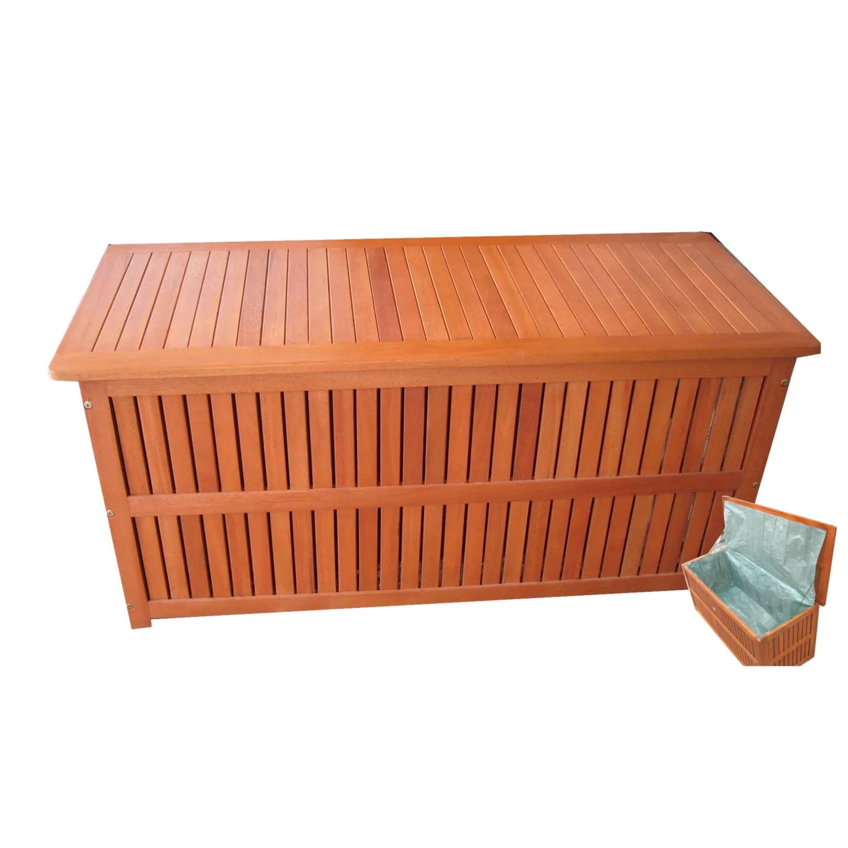 Garden Pleasure Auflagenbox PLANO Eukalyptus Holz