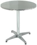 Garden Pleasure Gartentisch Stehtisch BISTRO Silber Aluminium Bild 2