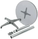 Garden Pleasure Gartentisch Stehtisch BISTRO Silber Aluminium Bild 4