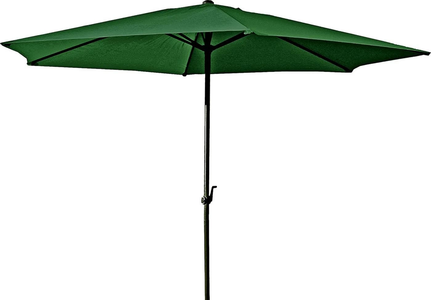 Garden Pleasure Sonnenschirm Grün 300 cm mit Kurbel