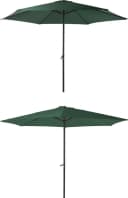 Garden Pleasure Sonnenschirm Grün 300 cm mit Kurbel Bild 2