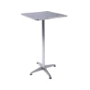 Garden Pleasure Bistro Tisch Quadratisch Silber Klappbar Bild 1