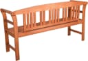 Garden Pleasure Gartenbank Harland Braun 3-Sitzer Eukalyptus Bild 1