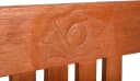 Garden Pleasure Gartenbank Harland Braun 3-Sitzer Eukalyptus Bild 4