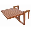 Garden Pleasure Balkonhängetisch Manila Eukalyptus Klappbar Braun Bild 1