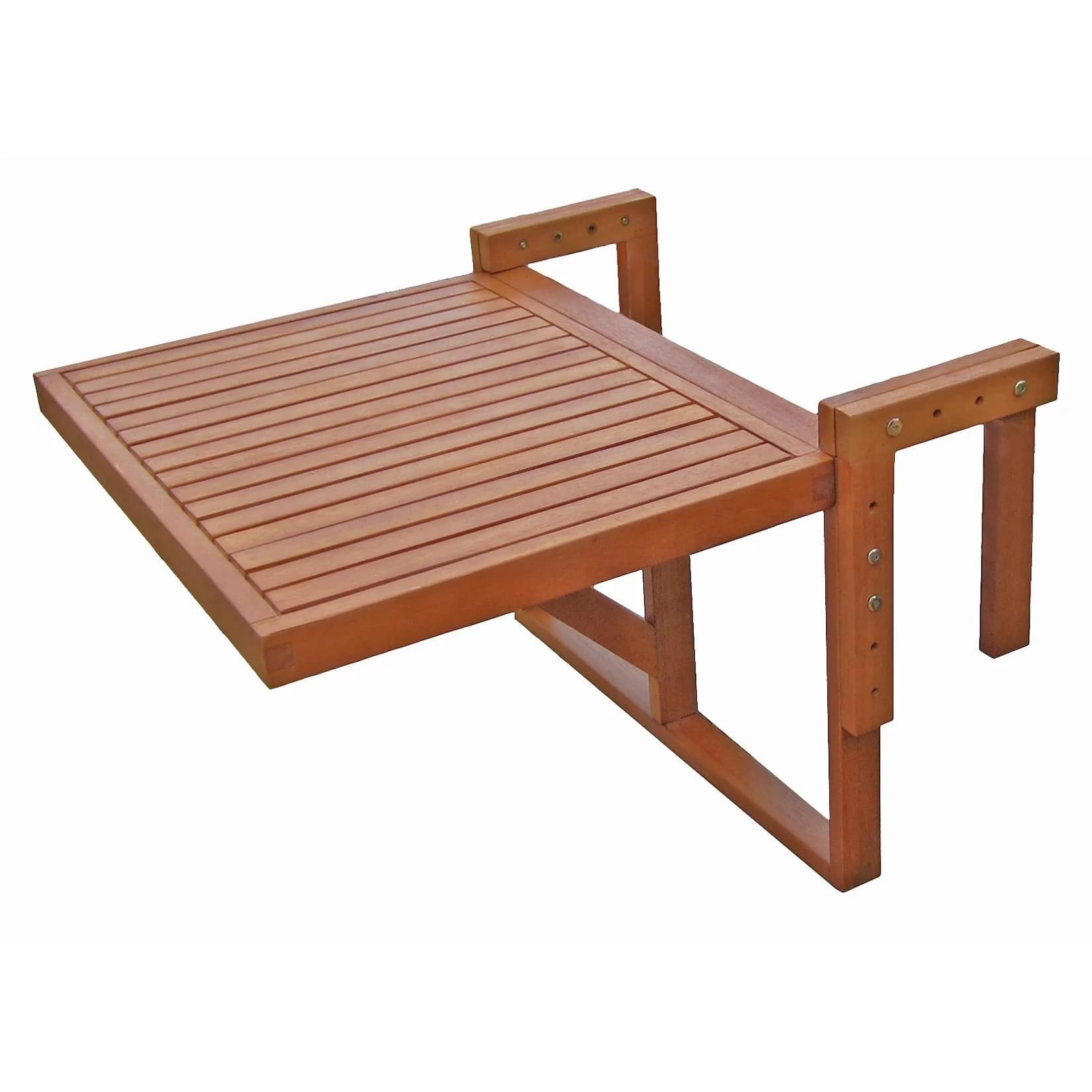 Garden Pleasure Balkonhängetisch Manila Eukalyptus Klappbar Braun
