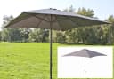 Garden Pleasure Sonnenschirm Grau 250x250 cm mit Handkurbel Bild 2
