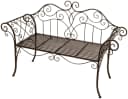 Garden Pleasure Gartenbank Janne Schwarz Stahl Bild 3