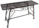 Garden Pleasure Gartenbank Lorin Rost-Optik Stahl 2-Sitzer Bild 2
