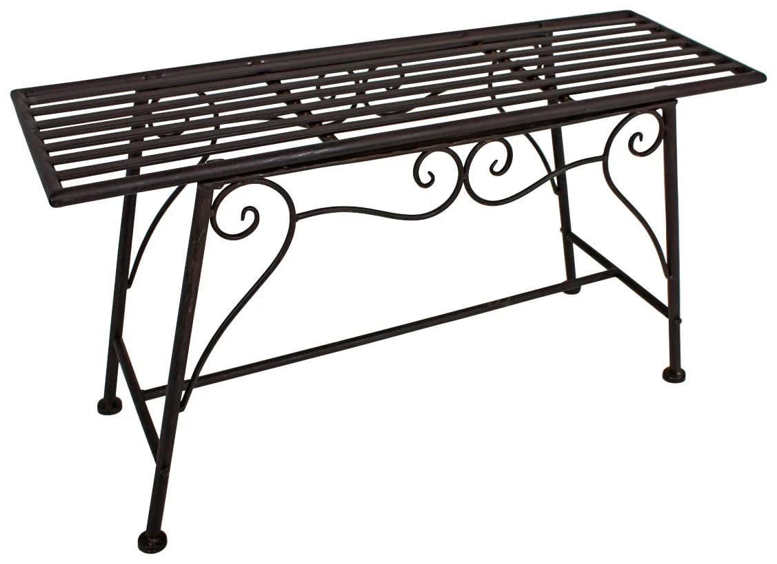 Garden Pleasure Gartenbank Lorin Rost-Optik Stahl 2-Sitzer - Bild 2