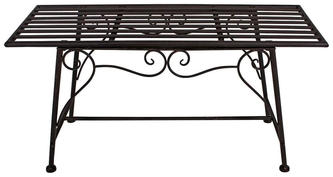Garden Pleasure Gartenbank Lorin Rost-Optik Stahl 2-Sitzer - Bild 3
