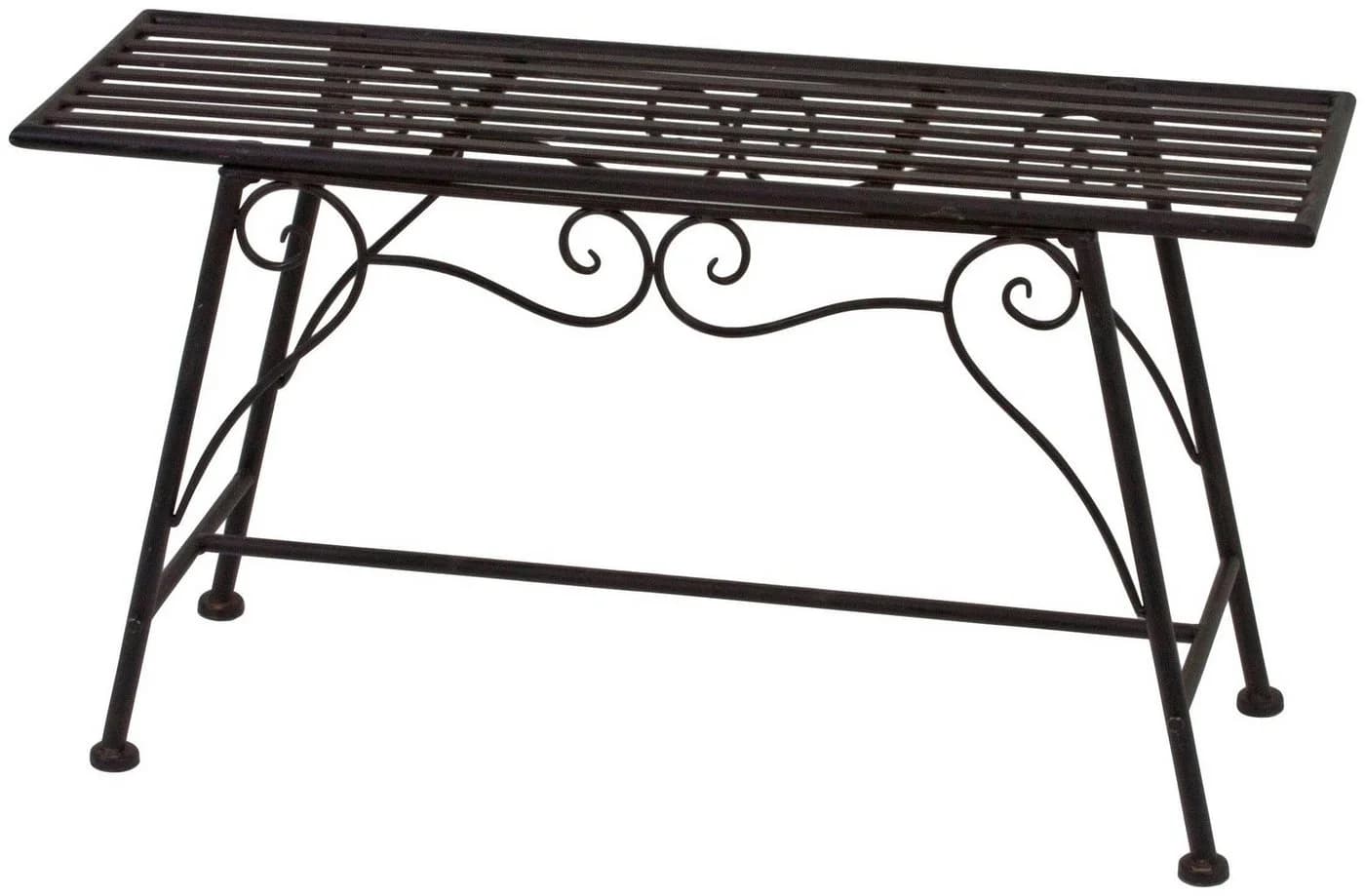 Garden Pleasure Gartenbank Lorin Rost-Optik Stahl 2-Sitzer - Bild 4