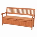 Garden Pleasure Gartenbank Houston 3-Sitzer Braun Eukalyptus Bild 4