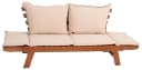 Garden Pleasure Gartenlounge-Bank FORTUNA Braun mit verstellbaren Armlehnen Bild 5