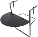 Garden Pleasure Gartentisch VENTANA Schwarz Klappbar Oval Bild 2