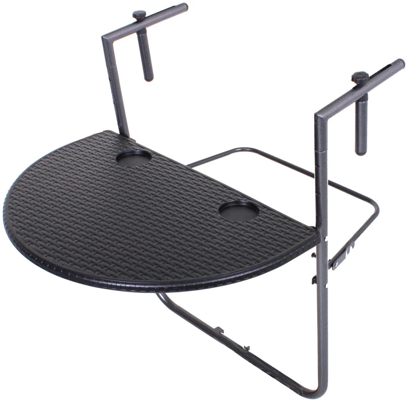 Garden Pleasure Gartentisch VENTANA Schwarz Klappbar Oval - Bild 2