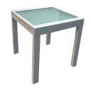 Garden Pleasure Ausziehtisch Lola Grau Aluminium Wellenglas Bild 1