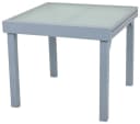 Garden Pleasure Ausziehtisch Lola Grau Aluminium Wellenglas Bild 2