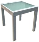 Garden Pleasure Ausziehtisch Lola Grau Aluminium Wellenglas Bild 3