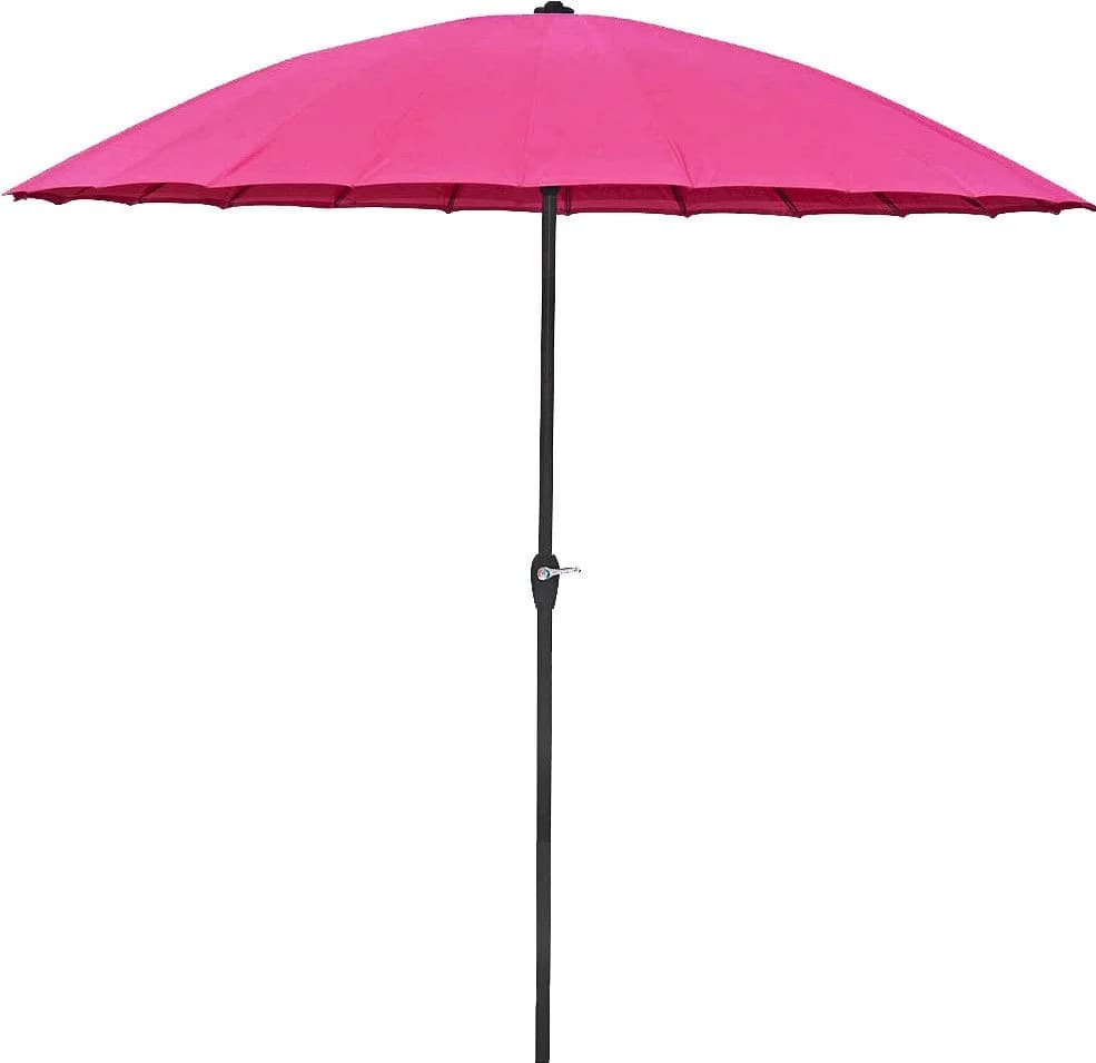 Garden Pleasure Sonnenschirm Pink 255 cm mit Handkurbel - Bild 2