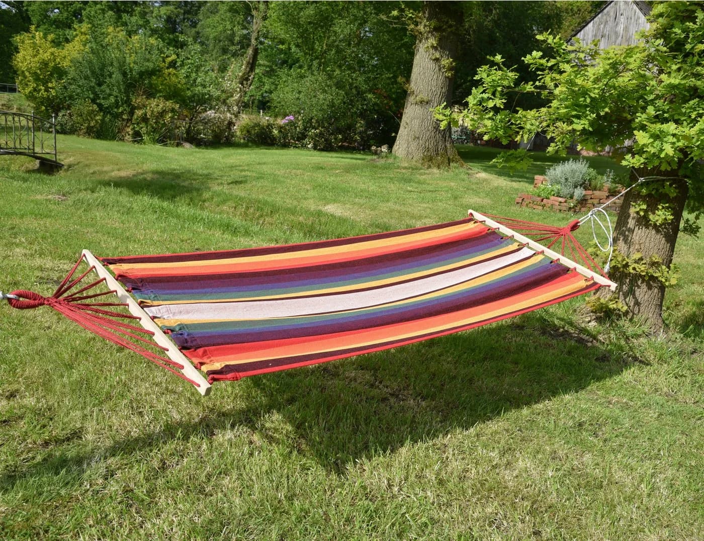 Garden Pleasure Hängematte Hawaii Bunt mit Kissen
