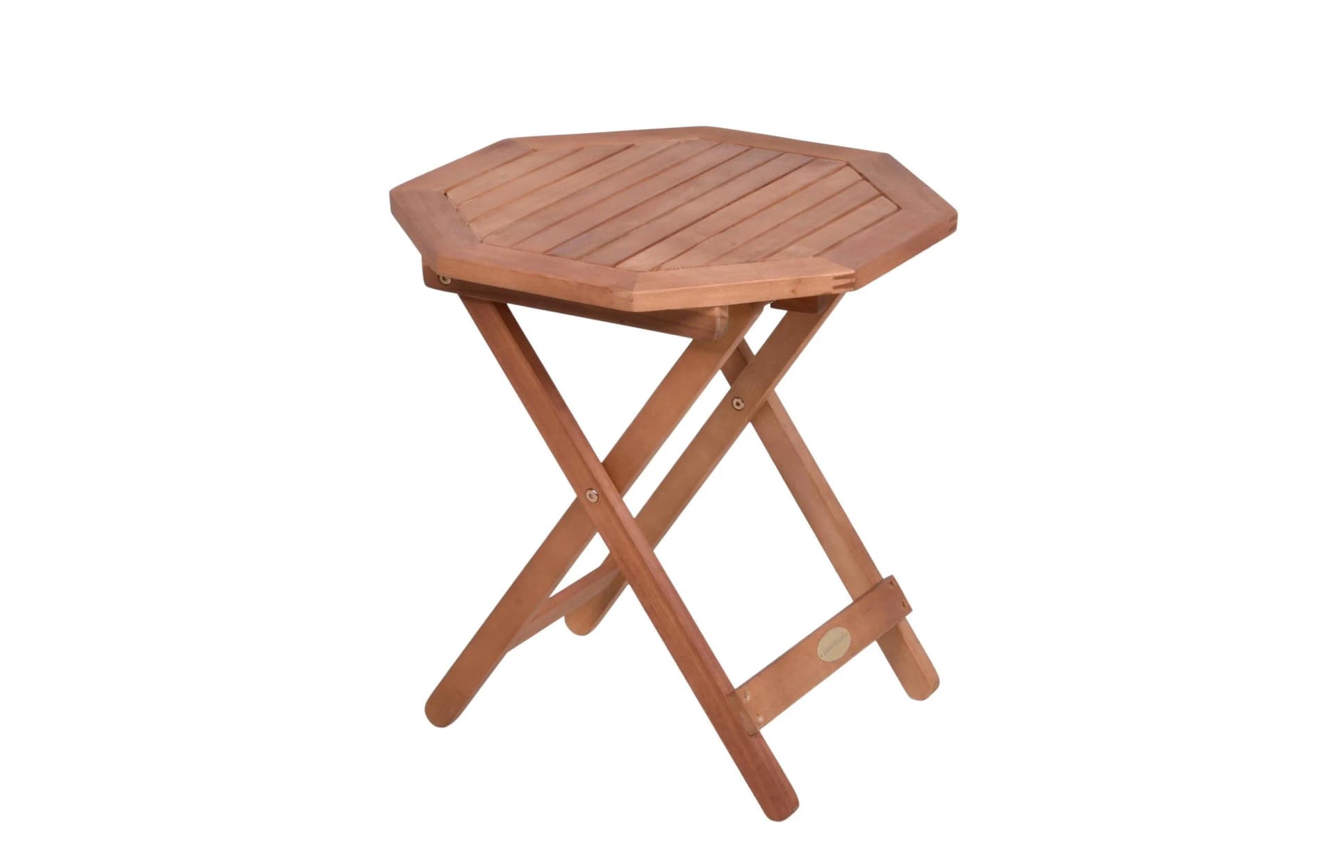 Garden Pleasure Gartentisch MAYFIELD Eukalyptus Braun Klappbar Achteck - Bild 2