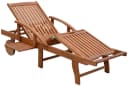 Sonnenliege BEVERLY HILLS Klappbar Eukalyptus-Holz Gartenliege Bild 3