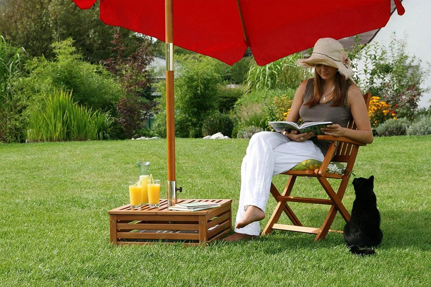 Garden Pleasure Verblendungssatz für Schirmständer TAYLOR Akazie