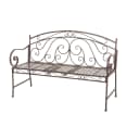 Garden Pleasure Gartenbank Saket Braun mit Tisch Bild 1