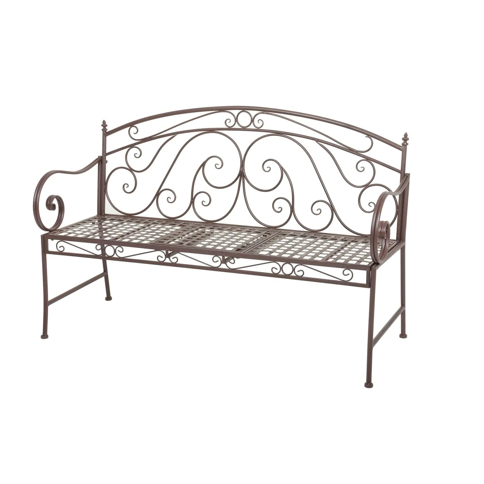 Garden Pleasure Gartenbank Saket Braun mit Tisch